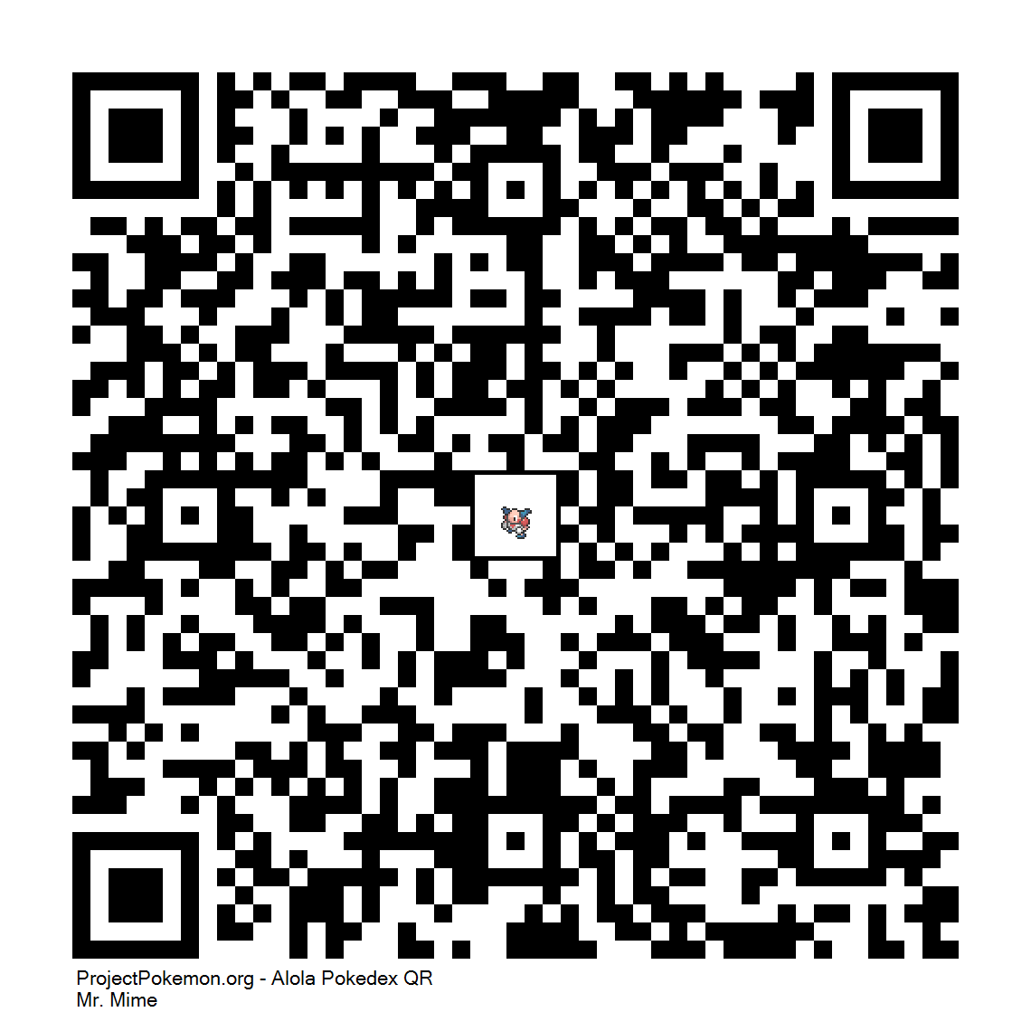Cdigo QR de Mr. Mime